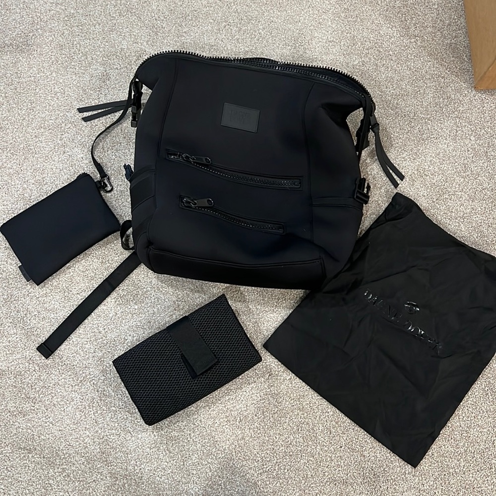 DAGNE DOVER BLACK LARGE DIAPER BAG